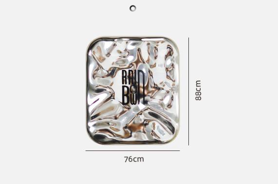 Led Make-up Mirror Electrodeless Dimming Double-sided Foldable HD Handheld Portable Mirror