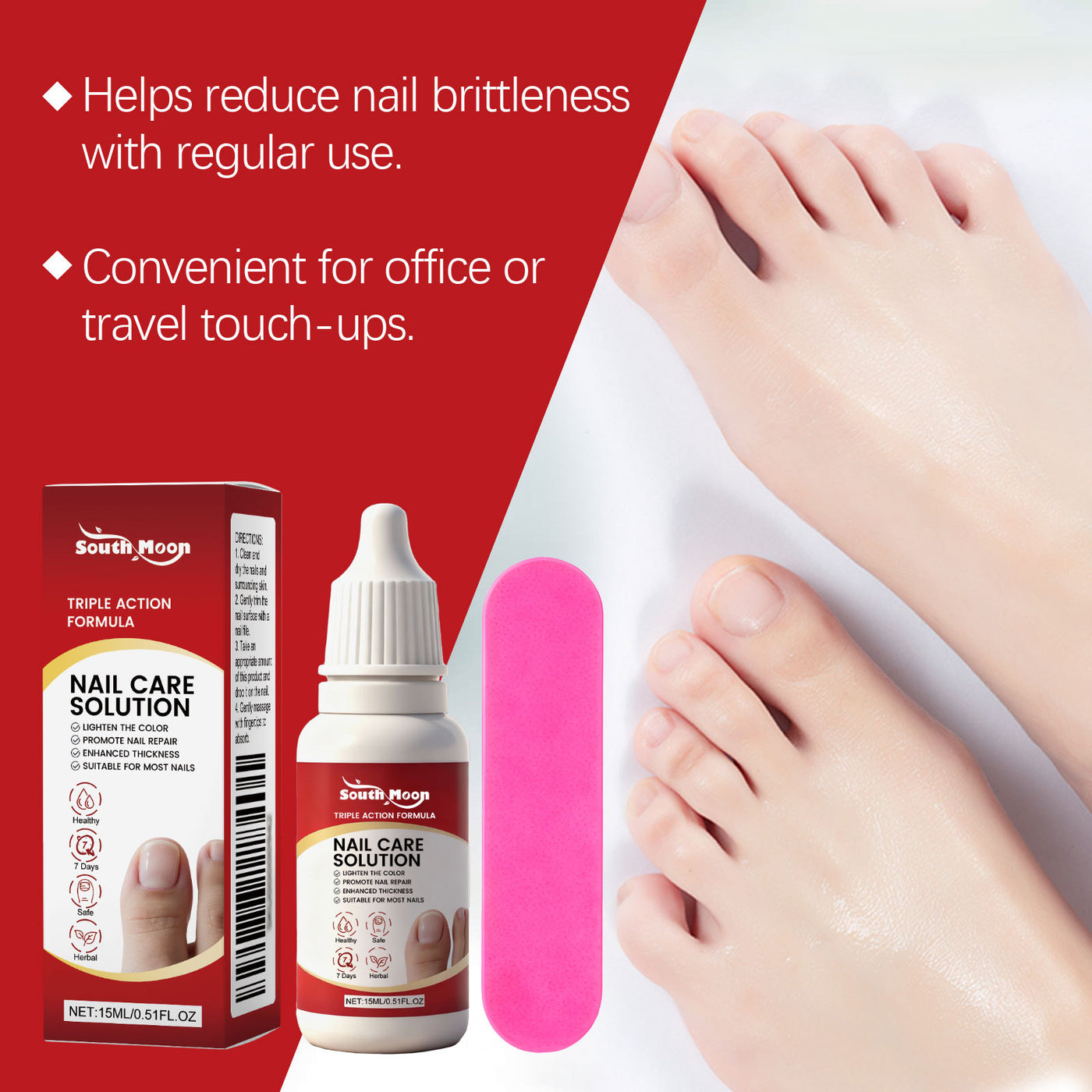 Gentle Formula Daily Care Smooth Nail Solution